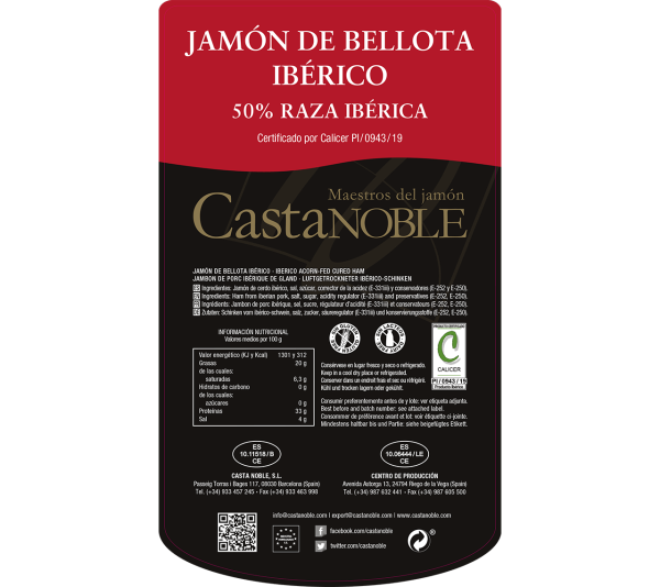 Jamón de Bellota Ibérico 50% Raza Ibérica - Imagen 5