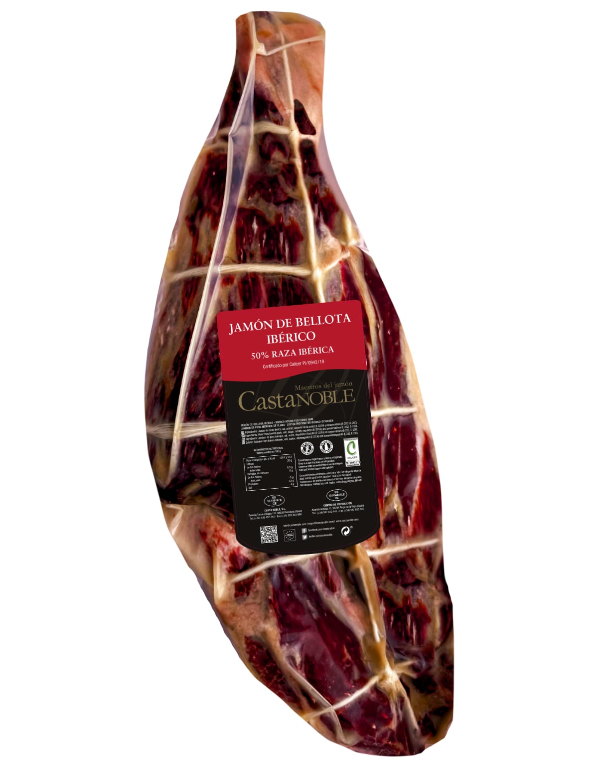 Jamón de Bellota Ibérico 50% Raza Ibérica Deshuesado